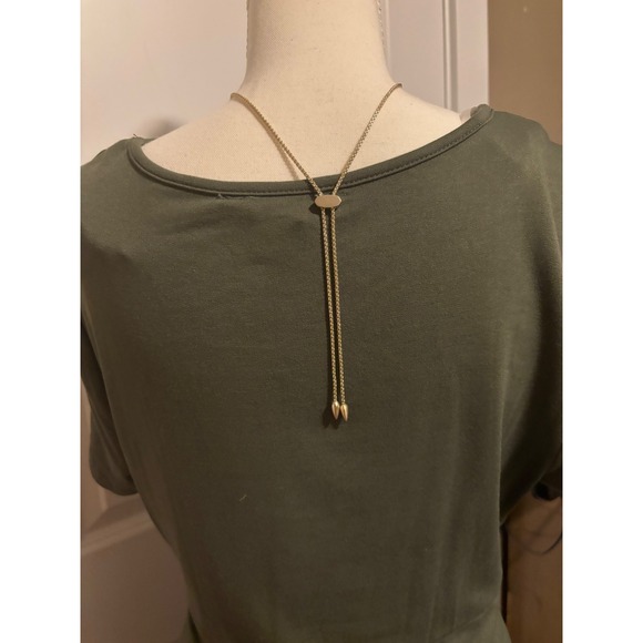 Kendra Scott Inez Long Pendant Necklace Gold Iridescent Mother of Pearl Shell - Picture 5 of 12